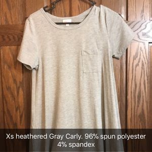 Xs heathered Gray Carly